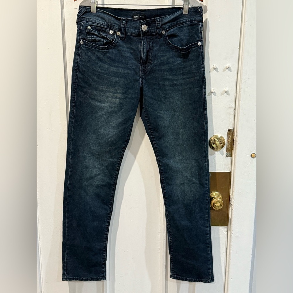 True Religion Men's Dark Blue Skinny Jeans